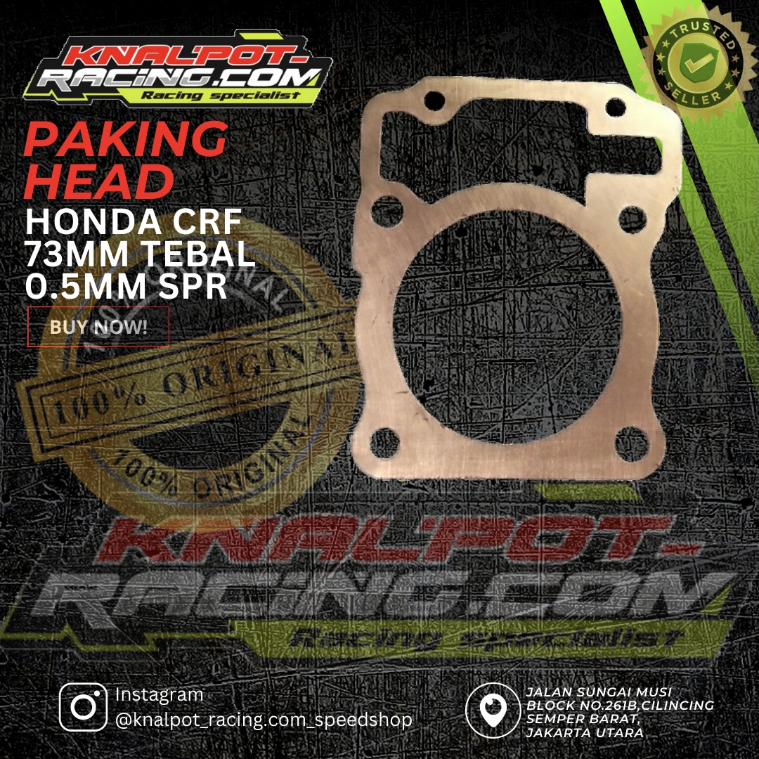 PAKING HEAD SPR HONDA CRF 73MM TEBAL 0.5MM SPR